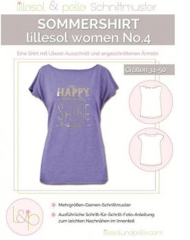 Papierschnittmuster - Sommershirt No. 4 - Damen- Lillesol & Pelle